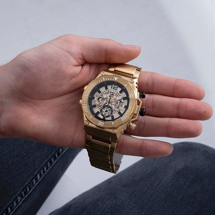 Złoty Zegarek Męski Guess GW0324G2 Exposure