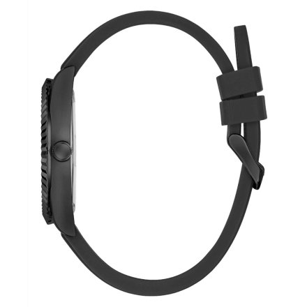Czarny zegarek Guess Connoisseur z paskiem i datownikiem GW0335G1