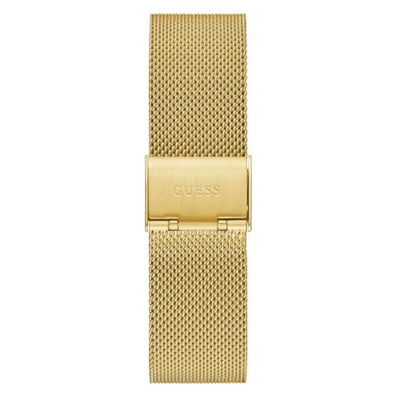 Złoty zegarek damski Guess Zoom z wyświetlaczem GW0343L2