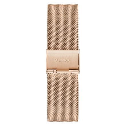 Różowozłoty zegarek damski Guess Zoom z wyświetlaczem GW0343L3