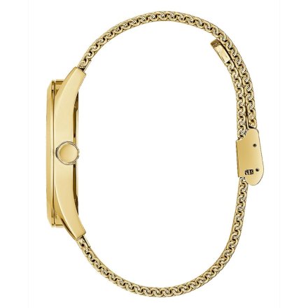 Złoty zegarek męski Guess Tailor z bransoletką mesh GW0368G2