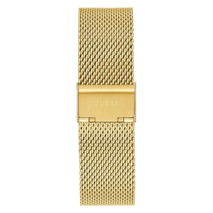 Złoty zegarek męski Guess Tailor z bransoletką mesh GW0368G2