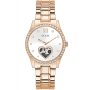 Różowozłoty zegarek damski Guess Be Loved z sercem GW0380L3