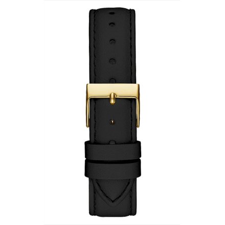 Złoty zegarek Guess Full Bloom z kamieniami na tarczy GW0382L2