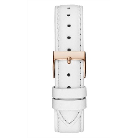 Różowozłoty zegarek Guess Full Bloom z kamieniami na tarczy GW0382L3