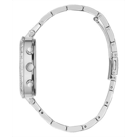 Srebrny zegarek damski Guess Solstice z kryształkami GW0403L1