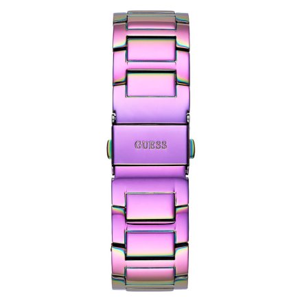 Różowy zegarek damski Guess Queen z kryształkami GW0464L4