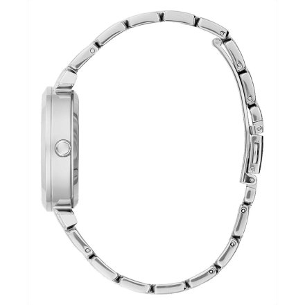 Srebrny zegarek Guess Clear prześwitujący GW0470L1