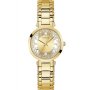 Złoty zegarek Guess Clear prześwitujący GW0470L2