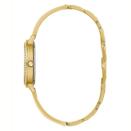 Złoty zegarek Guess Tri Luxe na bransolecie GW0474L2