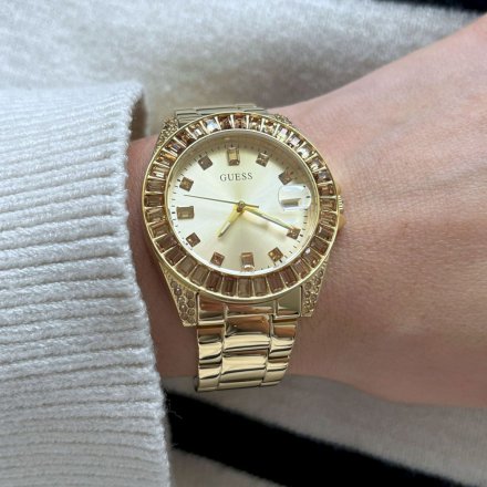 Złoty zegarek Damski Guess Opaline GW0475L1