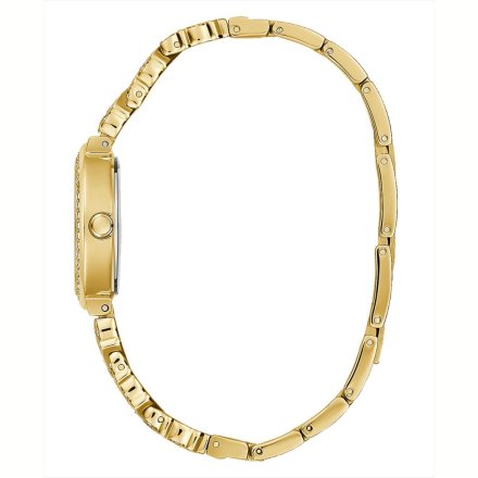 Złoty zegarek Guess Treasure na bransolecie GW0476L2