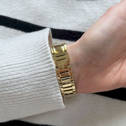 Złoty zegarek Guess Treasure na bransolecie GW0476L2