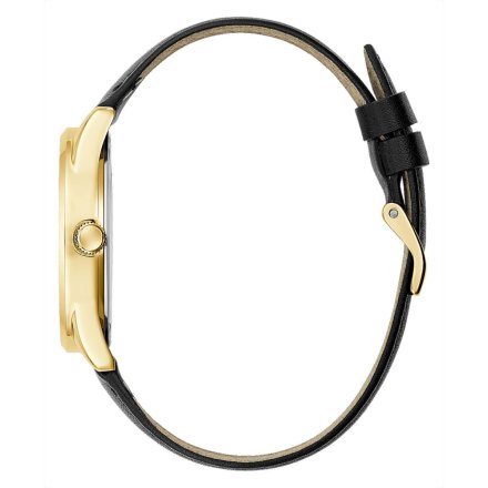 Złoty zegarek Guess Ladies Black Gold na pasku GW0481L1
