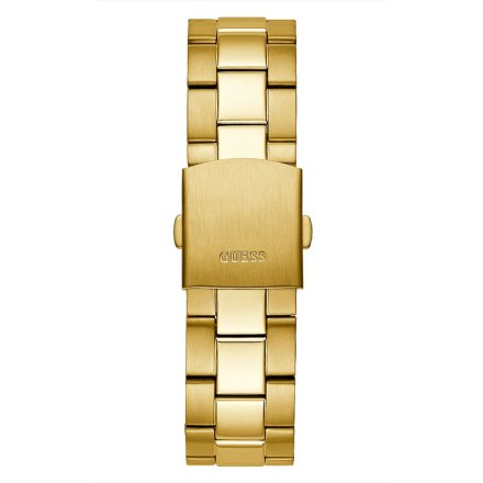 Złoty zegarek męski Guess Axle z bransoletką GW0488G2