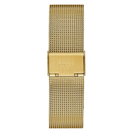 Złoty zegarek Guess Noble z czarną tarczą GW0495G2