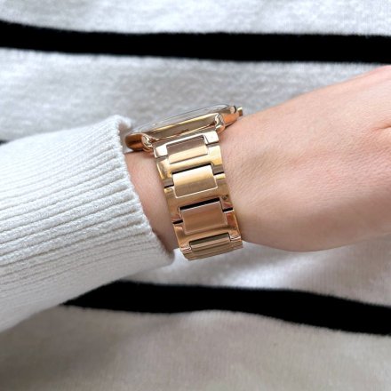 Różowozłoty zegarek damski Guess Kennedy z bransoletką W1149L3