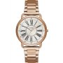 Różowozłoty zegarek damski Guess Kennedy z bransoletką W1149L3