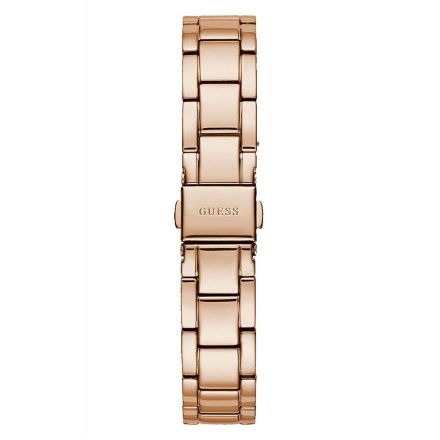 Różowozłoty zegarek damski Guess Micro G Twist z bransoletką W1273L3