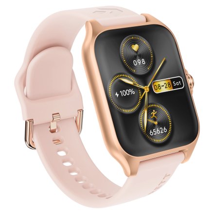 Smartwatch Garett GRC Activity 2 złoty matowy + PASEK 5904238486030