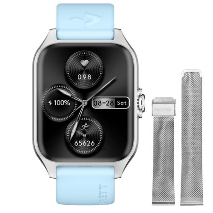 Smartwatch Garett GRC Activity 2 srebrny matowy + PASEK 5904238486054