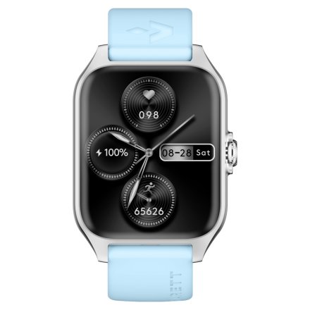 Smartwatch Garett GRC Activity 2 srebrny matowy + PASEK 5904238486054