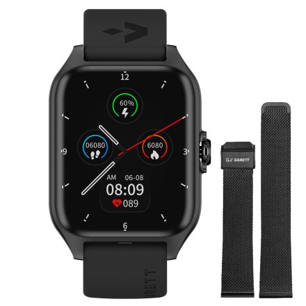 Smartwatch Garett GRC Activity 2 czarny matowy + PASEK 5904238486047