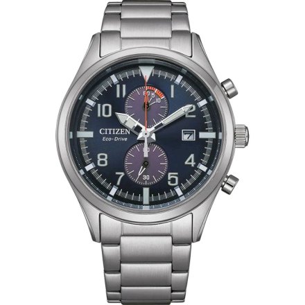 Citizen CA7028-81L Zegarek Męski na bransolecie Eco Drive Chrono