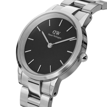 Zegarek Daniel Wellington Iconic link 36 srebrny z bransoletką DW00100204