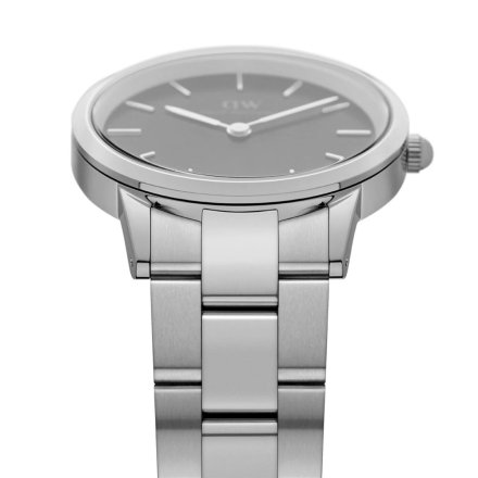 Zegarek Daniel Wellington Iconic link 36 srebrny z bransoletką DW00100204