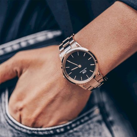Zegarek Daniel Wellington Iconic link 36 różowozłoty z bransoletką DW00100210