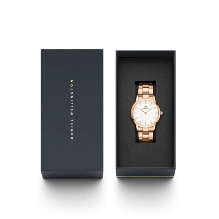 Zegarek Daniel Wellington Iconic link 32 różowozłoty z bransoletką DW00100211
