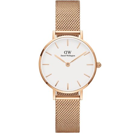 Zegarek Daniel Wellington Petite 28 Melrose różowe złoto z bransoletką DW00100219