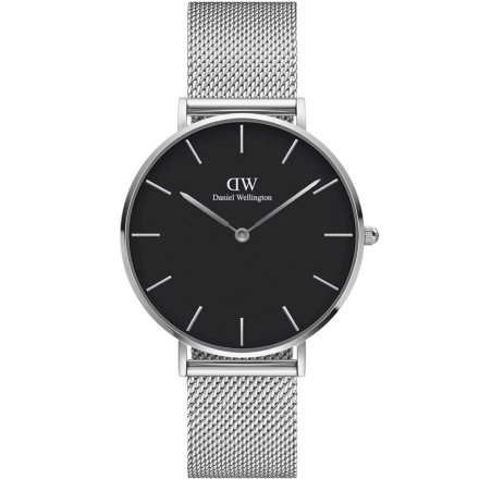 Zegarek Daniel Wellington Petite 36 Sterling srebrny z bransoletką DW00100304