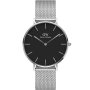 Zegarek Daniel Wellington Petite 36 Sterling srebrny z bransoletką DW00100304
