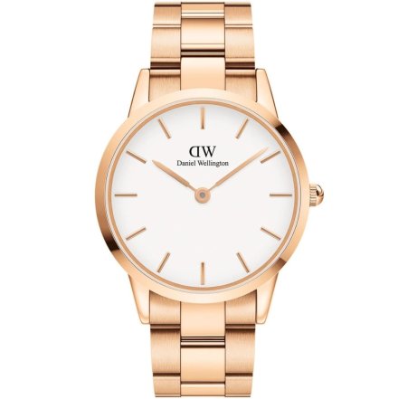 Zegarek Daniel Wellington Iconic Link 40 różowe złoto z bransoletką DW00100343