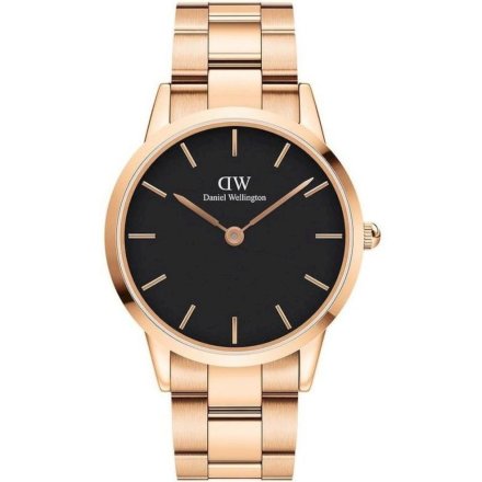 Zegarek Daniel Wellington Iconic Link 40 różowe złoto z bransoletką DW00100344