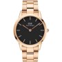 Zegarek Daniel Wellington Iconic Link 40 różowe złoto z bransoletką DW00100344