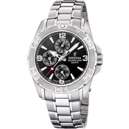 Zegarek Męski Festina 20666/4 z multidatownikiem czarna tarcza