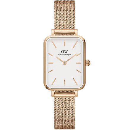 Zegarek Daniel Wellington Quadro 20x26 Pressed Melrose różowe złoto z bransoletką DW00100431