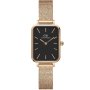 Zegarek Daniel Wellington Quadro 20x26 Pressed Melrose różowe złoto z bransoletką DW00100432