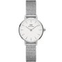 Zegarek Daniel Wellington Petite 24 Pressed Sterling srebrny z bransoletką DW00100442