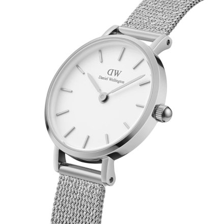 Zegarek Daniel Wellington Petite 24 Pressed Sterling srebrny z bransoletką DW00100442