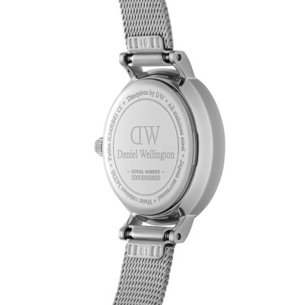 Zegarek Daniel Wellington Petite 24 Pressed Sterling srebrny z bransoletką DW00100442