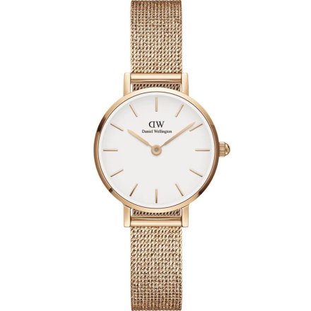 Zegarek Daniel Wellington Petite 24 Pressed Melrose różowe złoto z bransoletką DW00100447