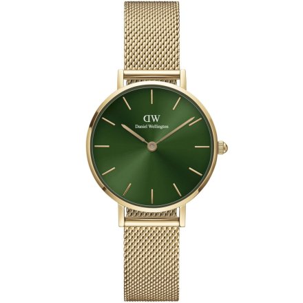 Zegarek Daniel Wellington Petite Emerald 28 złoty z bransoletką DW00100479
