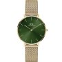 Zegarek Daniel Wellington Petite Emerald 32 złoty z bransoletką DW00100480