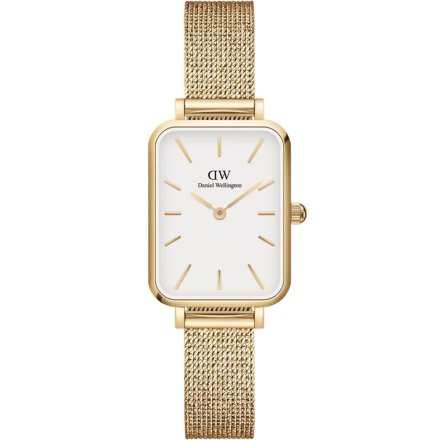 Zegarek Daniel Wellington Quadro 20x26 Pressed Evergold złoty z bransoletką DW00100556