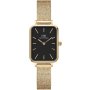 Zegarek Daniel Wellington Quadro 20x26 Pressed Evergold złoty z bransoletką DW00100557