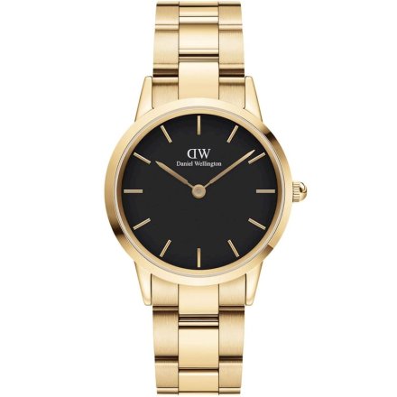 Zegarek Daniel Wellington Iconic Link Emerald 32 złoty z bransoletką DW00100566
